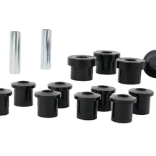 Whiteline Performance Spring - eye front/rear and shackle bushing (1976-1986 CJ5, CJ7, Scrambler) - W73814