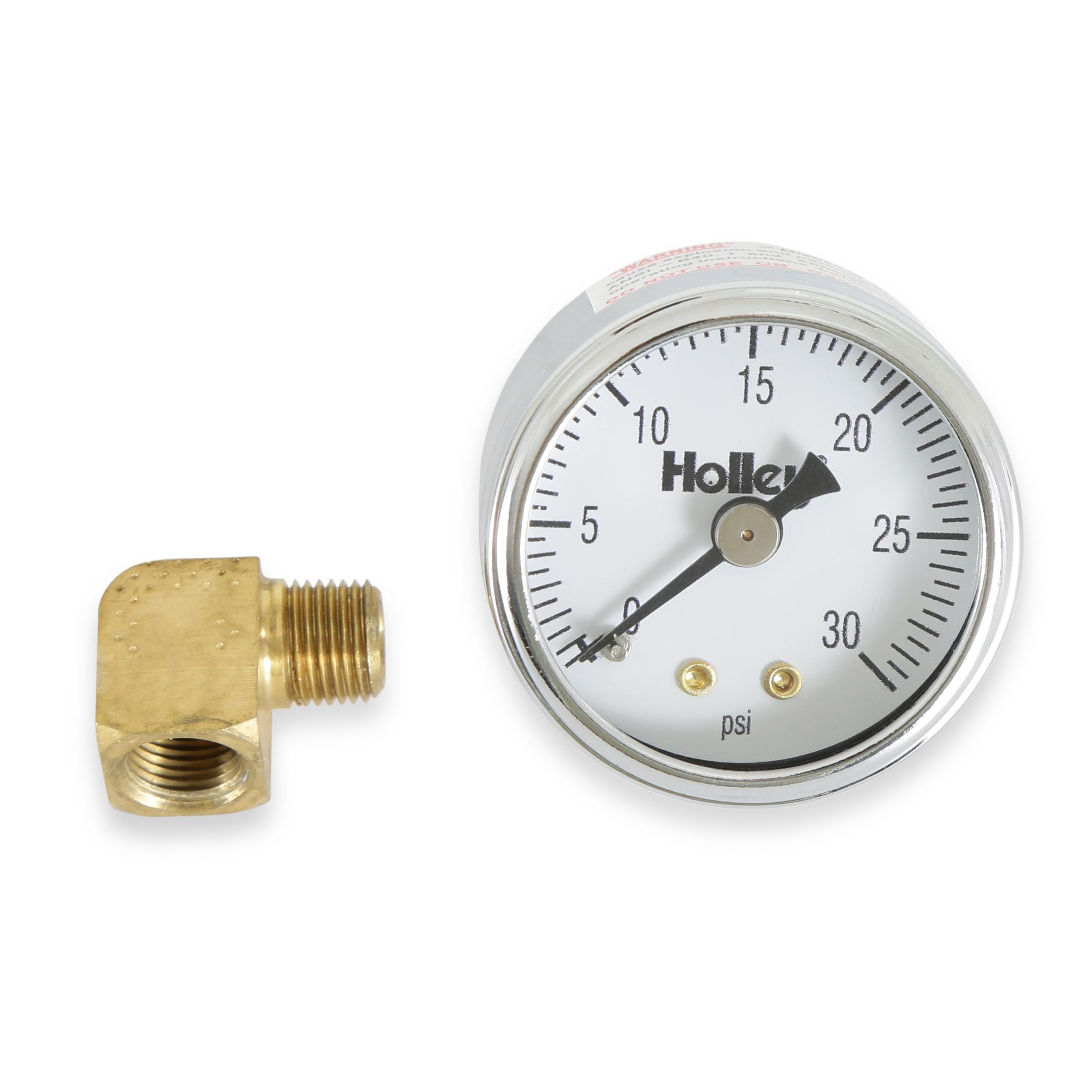 Holley Fuel Pressure Gauge.  - 26-502