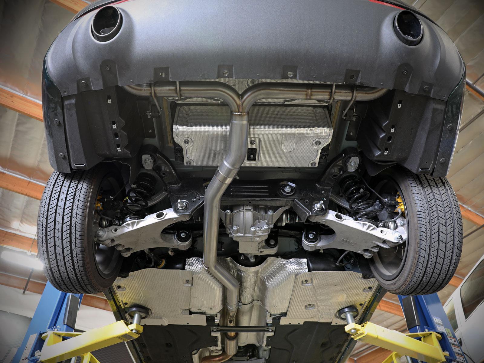AFE MACH Force-Xp 2 IN to 2-1/2 IN Stainless Steel Axle-Back Exhaust System (Alfa Romeo Giulia 17-24 L4-2.0L (t)) - 49-36902