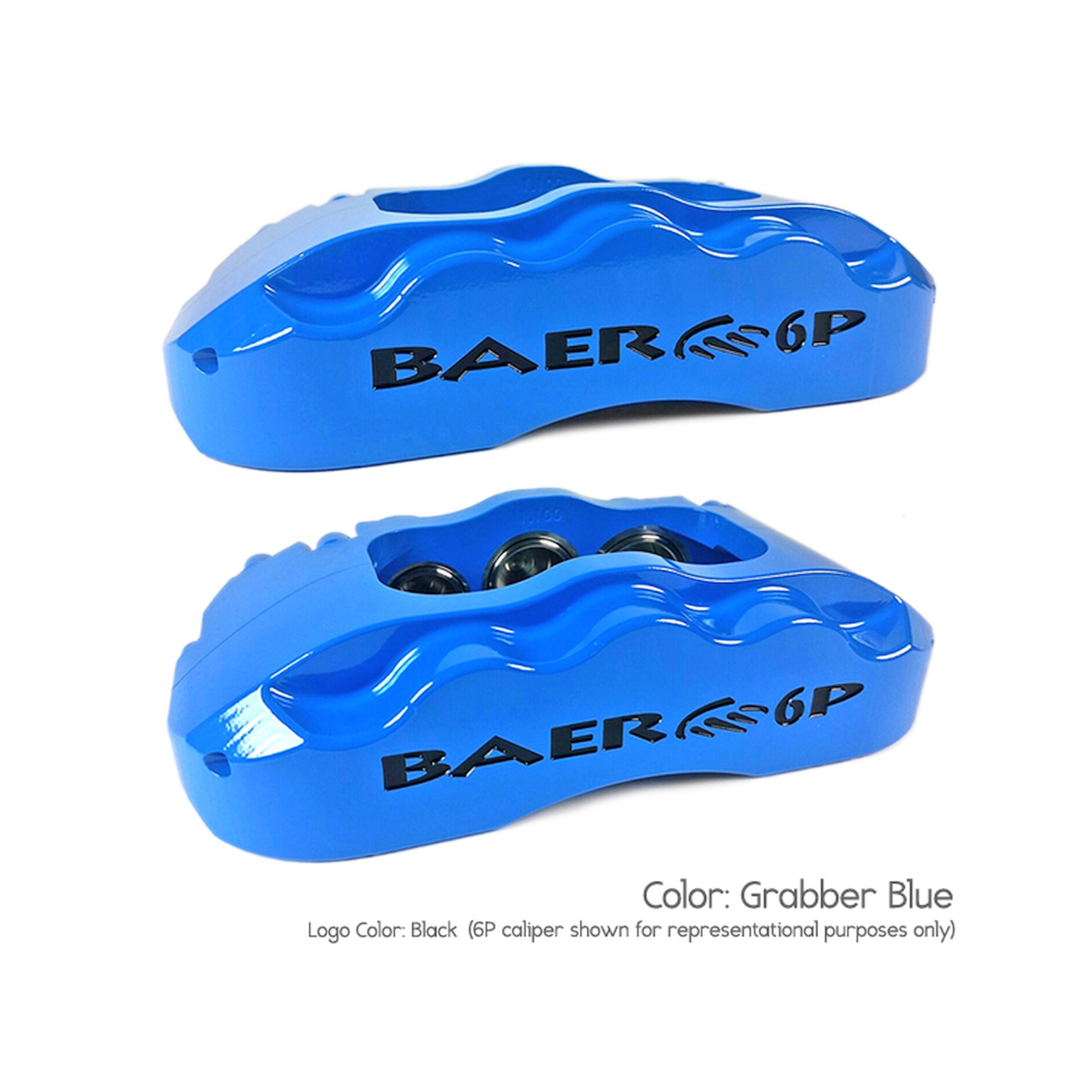Baer 14" Pro+ Rear Brake Kit, Grabber Blue, SDZ (1978-1988 Buick, Chevrolet, Oldsmobile, Pontiac Fitments) - 4302359GB