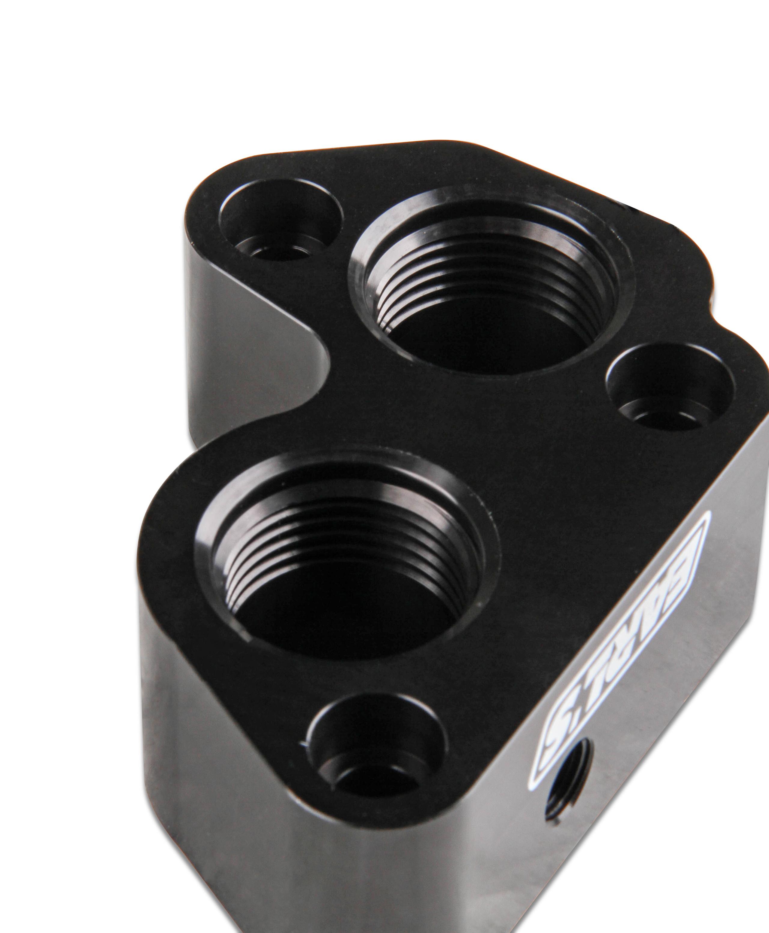 Earls LS0022ERL Gm Ls Water Pump Plates W/ -12 Orb Ports