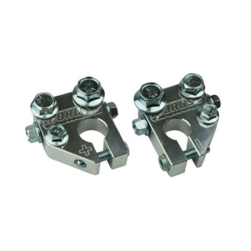 Moroso BATTERY CABLE TERMINAL KIT CRIMP OR SOLDER FOR 1 GA WIRE 3/8 DIA STUD 2 PACK - 74158