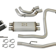 AFE Rebel Series 3 IN 409 Stainless Steel Cat-Back Exhaust System w/Black Tips (2004-2015 Titan, Titan, Titan, Titan, Titan) - 49-46124-B