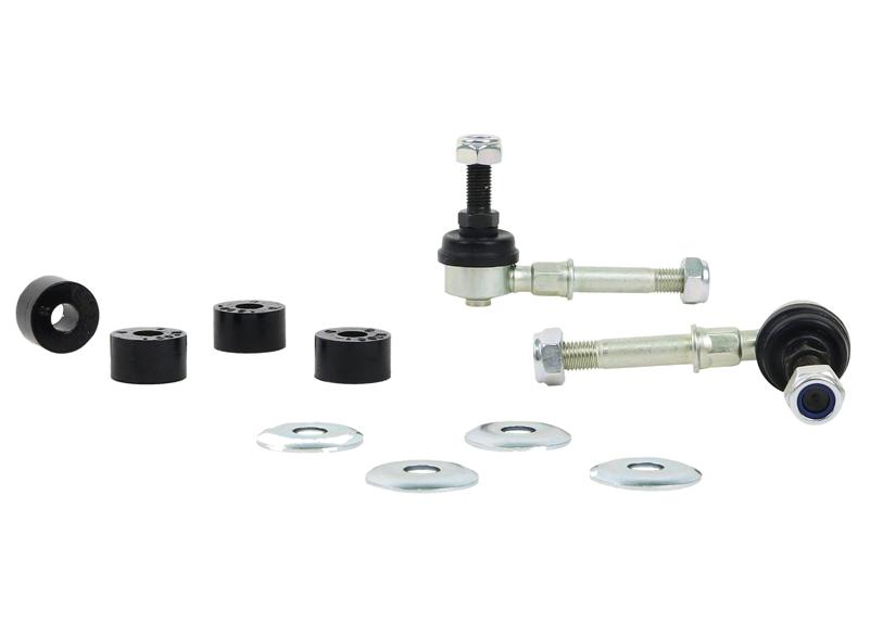 Whiteline Performance Front Sway Bar Link Bushing Style Link Pair 87-17 Nissan Whiteline (1987-2017 Sentra, Tsuru, Hikari, Maxima, NX) - W23188