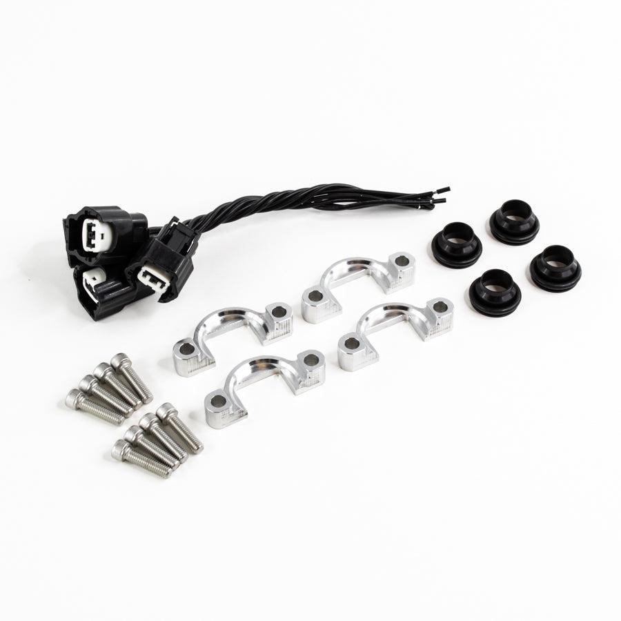 DeatschWerks side feed adaptor kit (4-cyl) - P1-P2-4