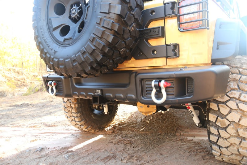 Rugged Ridge Spartacus Bumper Rear Black; 07-18 Jeep Wrangler Jk - 11544.51