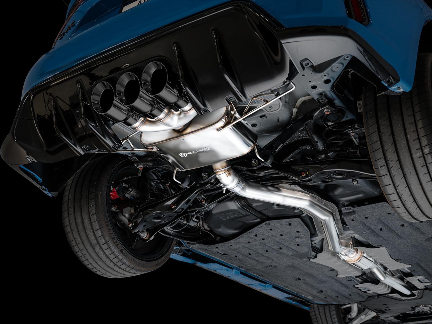 AWE Touring Edition for FL5 CTR - Triple Diamond Black Tips - 3015-53287
