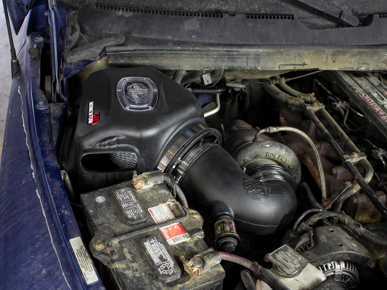 AFE Momentum HD Cold Air Intake System w/ Pro DRY S Media (1994-2002 Ram 2500, Ram 3500) - 51-72001