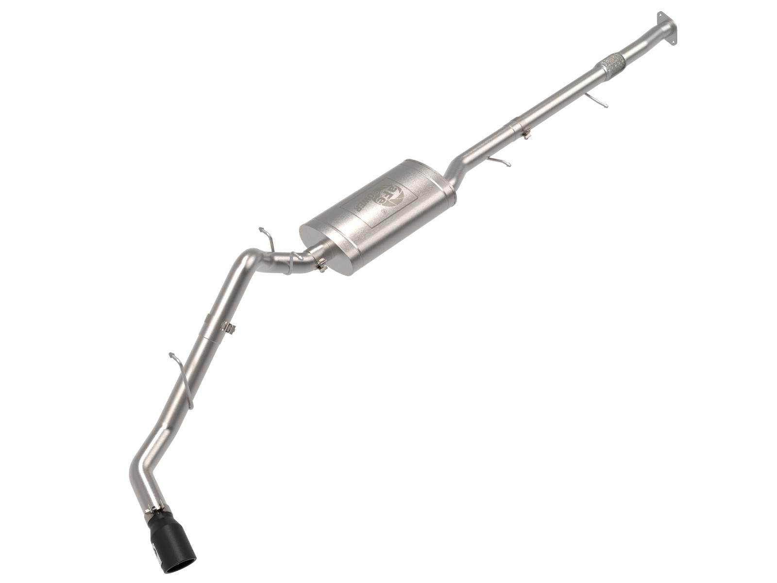 AFE Apollo GT Series 3 IN 409 Stainless Steel Cat-Back Exhaust System w/ Black Tip (2023-2024 Colorado , Canyon) - 49-44141-B