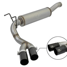 AFE Rebel Series 3-1/2 IN Stainless Steel Cat-Back Exhaust System w/Black Tip (2014-2018 2500, 3500) - 49-42057-B