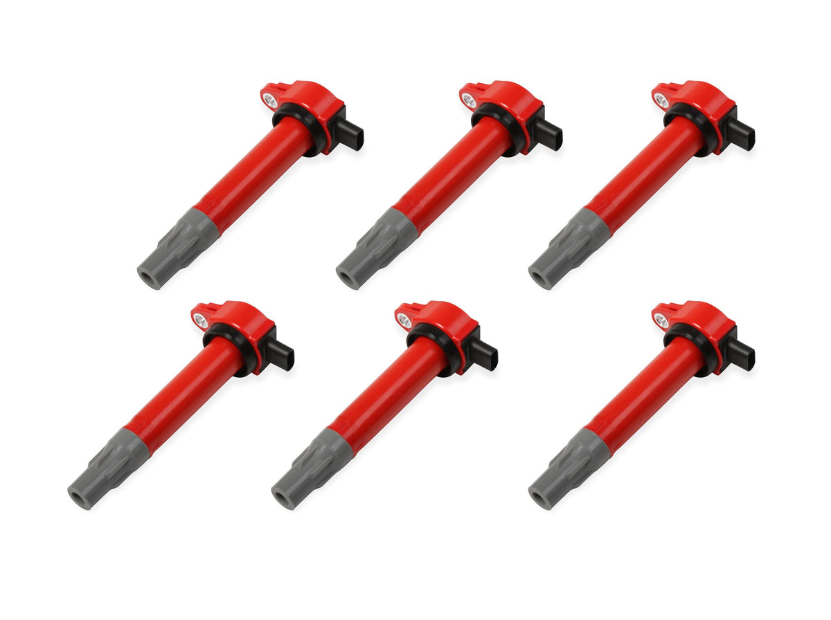 Ignition Coils Blaster Series 2006-2010 Chrysler V6 engines, Red, 6-Pack.  - 82726