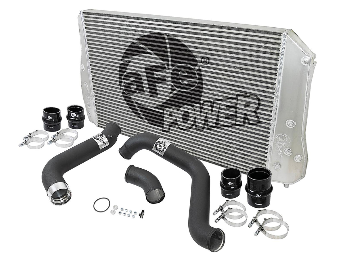 AFE Aluminum Intercooler Kit (2017-2019 GM Trucks V8-6.6L (td)) - 46-20332-B