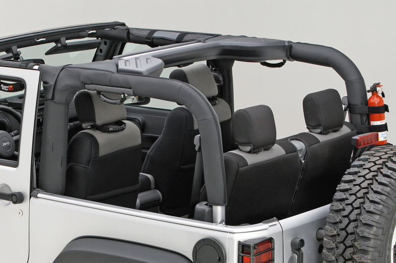 Rugged Ridge This Black Polyester Roll Bar Cover From Rugged Ridge 07-18 Jeep Wrangler Jks. - 13613.02