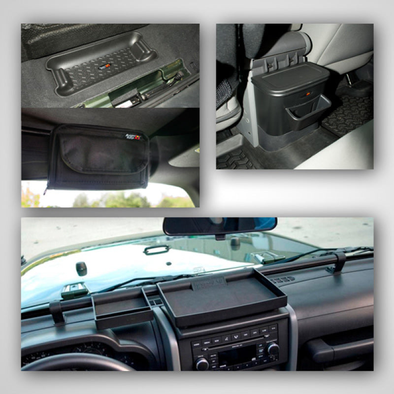 Rugged Ridge Roll Bar Storage Kit Interior; 07-10 Jeep Wrangler Jk - 12496.16