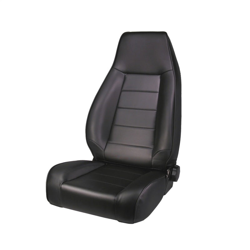 Rugged Ridge Seat High-Back Front Reclinable Black Denim; 76-02 Cj/Wrangler - 13402.15