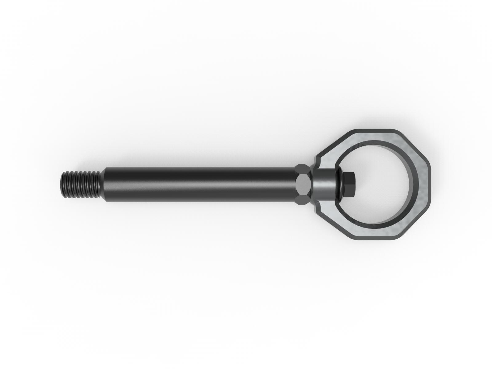 AFE aFe CONTROL Front/Rear Tow Hook Gray (2023-2025 M2) - 450-502004-G