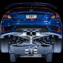 AWE Tuning 2016+ Honda Civic Si Track Edition Exhaust w/Front Pipe & Dual Chrome Silver Tips - 3020-32052