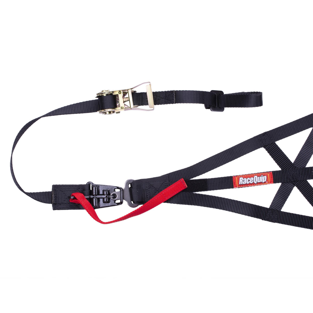 RaceQuip Right Side Triangle Roll Cage Net w/Quick Release - 828998RQP