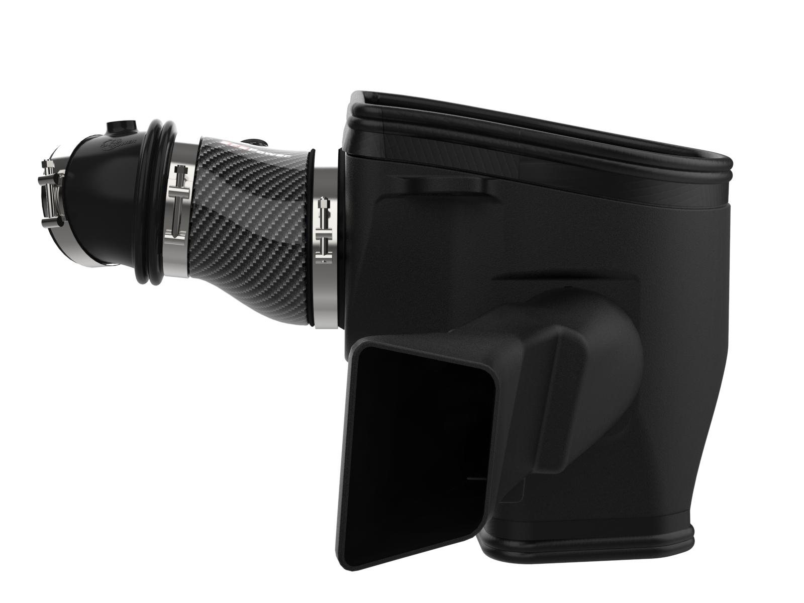 aFe Track Series Carbon Fiber Cold Air Intake System w/ Pro DRY S Filter (2021-2023 Charger SRT Hellcat Redeye V8-6.2L) - 57-10027D