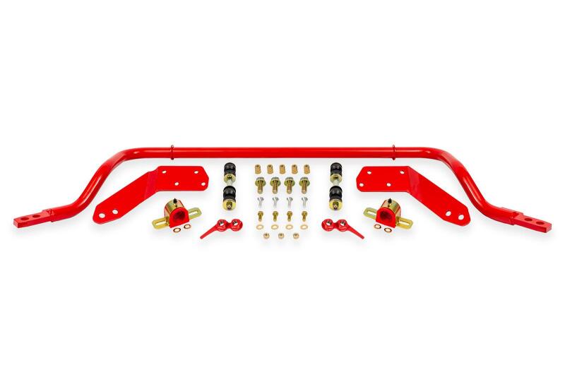 BMR Fabrication Sway bar kit, front, hollow 1.25", 2-hole adjustable Red (1978-1987 G-Body) - SB461R