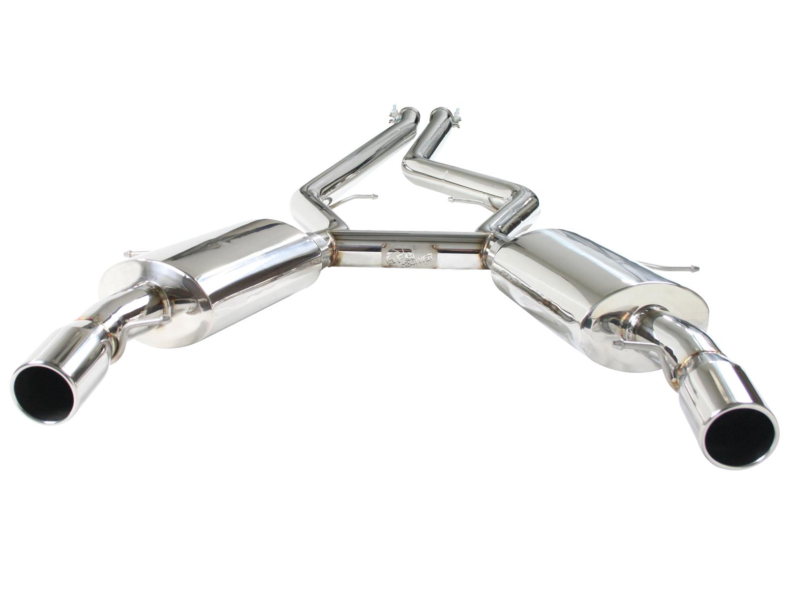 AFE MACH Force-Xp 2-3/4 IN 304 Stainless Steel Cat-Back Exhaust System (2007-2010 335i, 335xi) - 49-36301