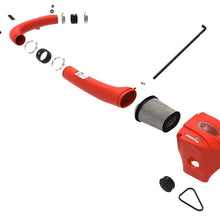 AFE Momentum GT Cold Air Intake System Red w/ Pro DRY S Filter (2011-2021 300, 300, Challenger, Charger) - 51-72201-R