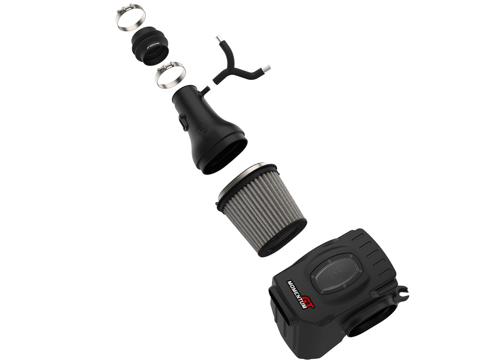 AFE Momentum GT Cold Air Intake System w/ Pro DRY S Filter (2017-2021 Titan) - 51-76108