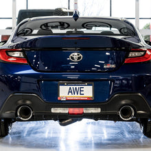 AWE Track Edition Exhaust - Chrome Silver Tips (2016-2023 Subaru BRZ / Toyota GR86 / Toyota 86) - 3020-32279