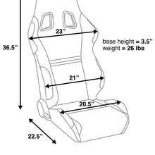 Corbeau A4 Reclining Race Seat (Pair)