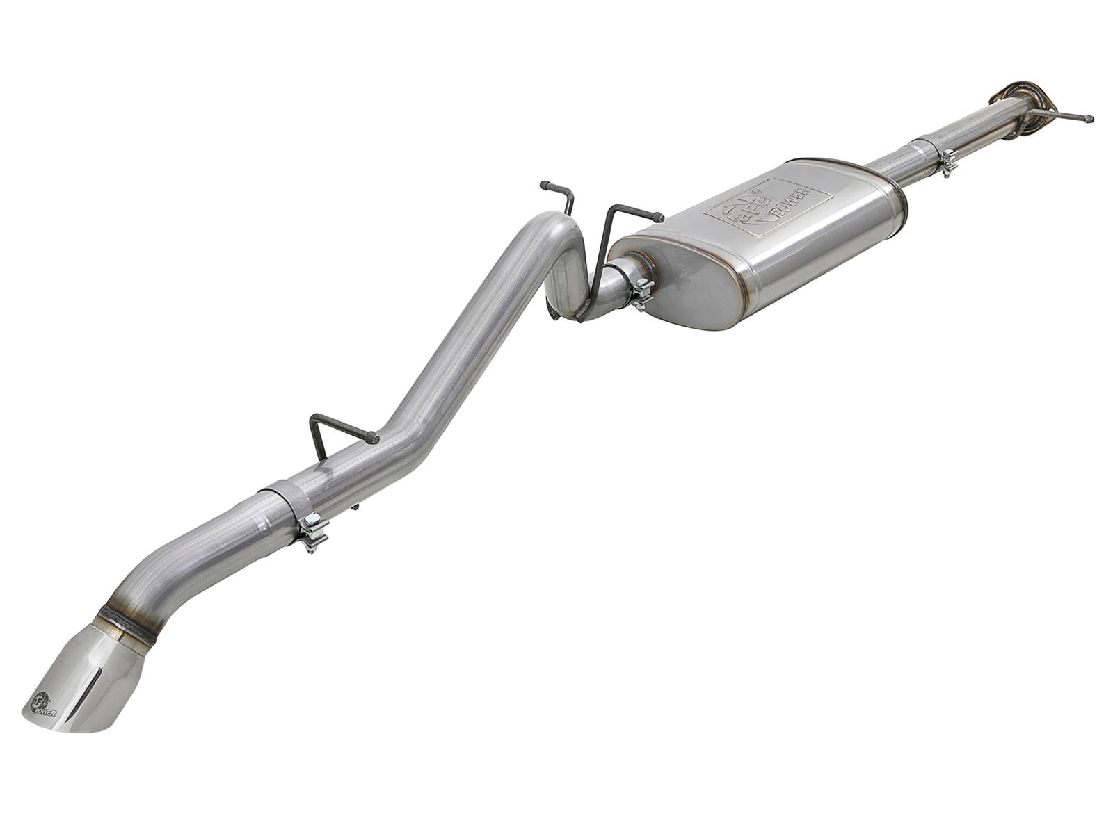 AFE MACH Force-Xp 3 IN 409 Stainless Cat-Back Hi-Tuck Exhaust System w/ Polished Tip (2015-2021 Colorado, Colorado, Canyon, Canyon) - 49-44099-P