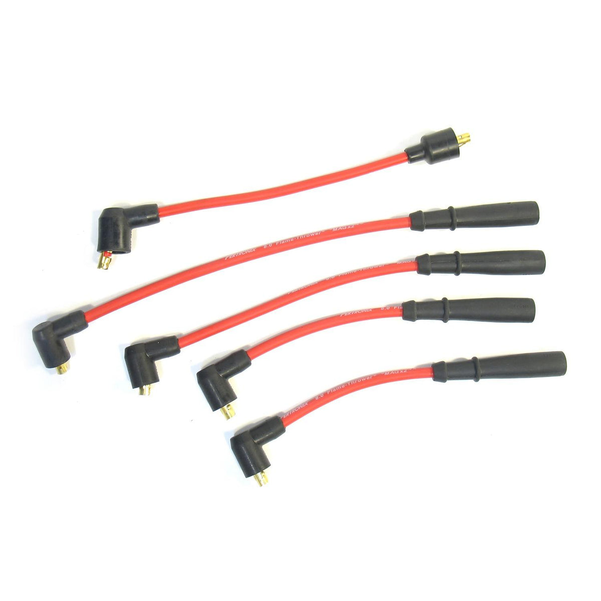 Pertronix 804413 Flame-Thrower Spark Plug Wires 4 Cyl 8Mm Triumph Red - 804413
