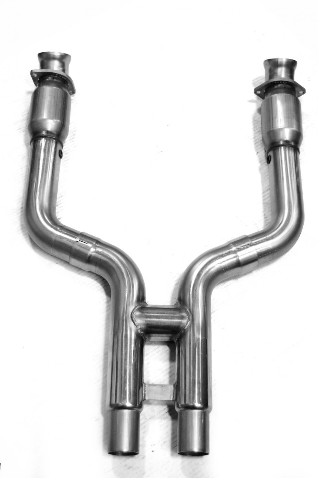 Kooks 3" x 2-3/4"(OEM) SS GREEN Catted H-Pipe. 2011-2014 Mustang GT 5.0L. - 11413600