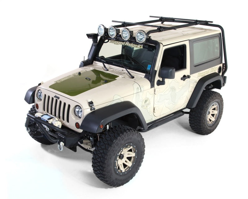Rugged Ridge Sherpa Roof Rack Kit; 07-18 Jeep Wrangler Jk 2 Door - 11703.21