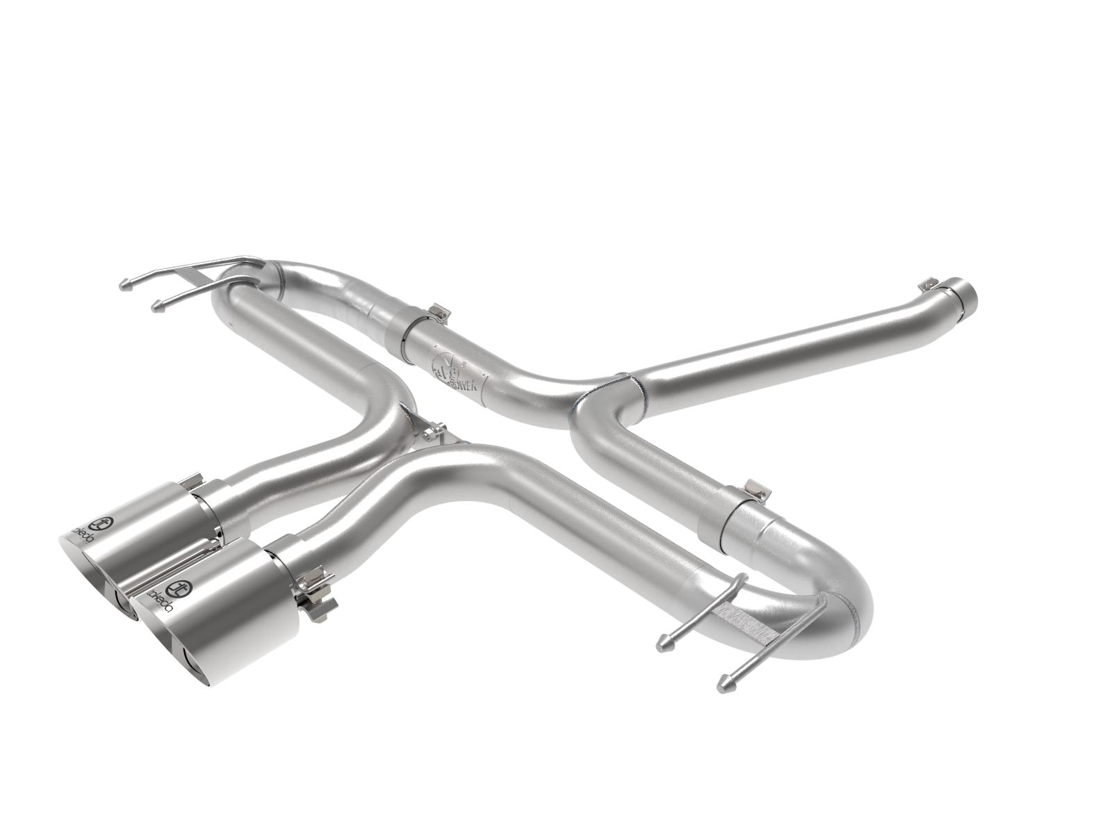 AFE Axle-Back Exhaust System (2017-2020 Honda Civic Sport L4-1.5L (t)) - 49-36625-P
