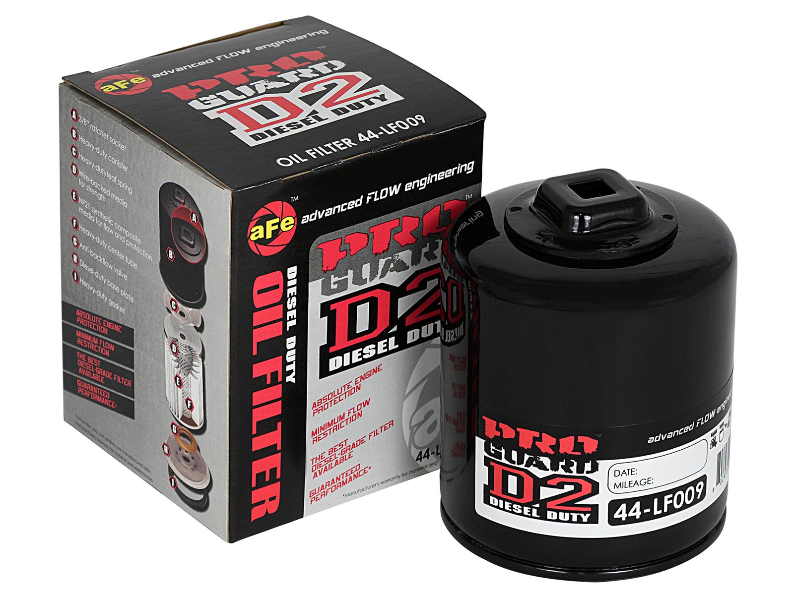 AFE Pro GUARD D2 Oil Filter - 44-LF009