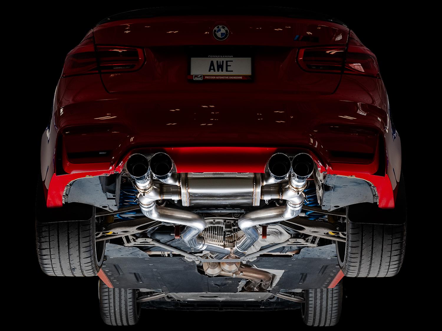AWE SwitchPath™ Catback Exhaust for BMW F8X M3/M4 - Diamond Black - 3025-43074