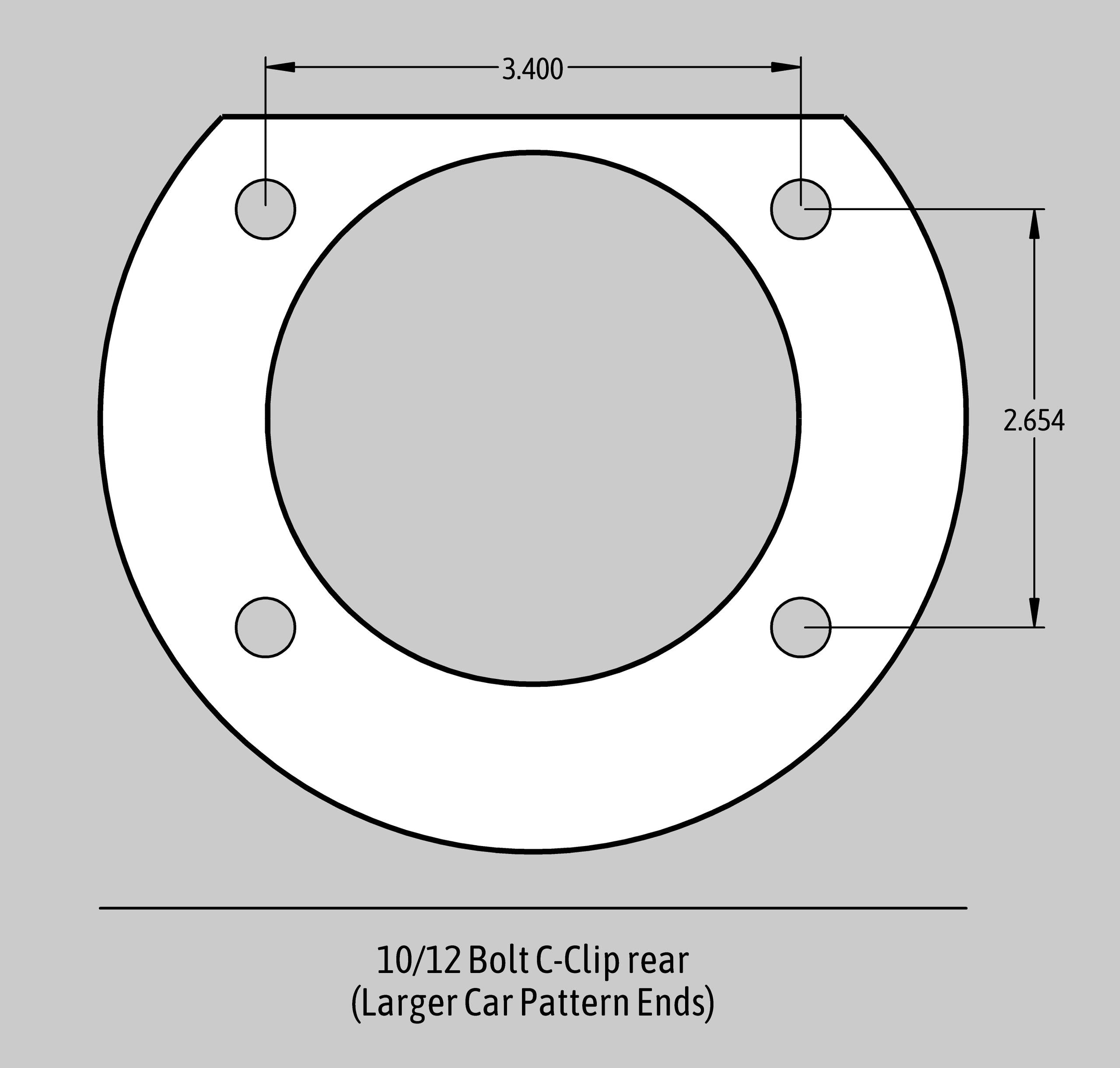 Baer 13" Pro+ Rear Brake Kit, Comp Yellow, SDZ (1965-1970 Chevrolet Fitments) - 4302431CY