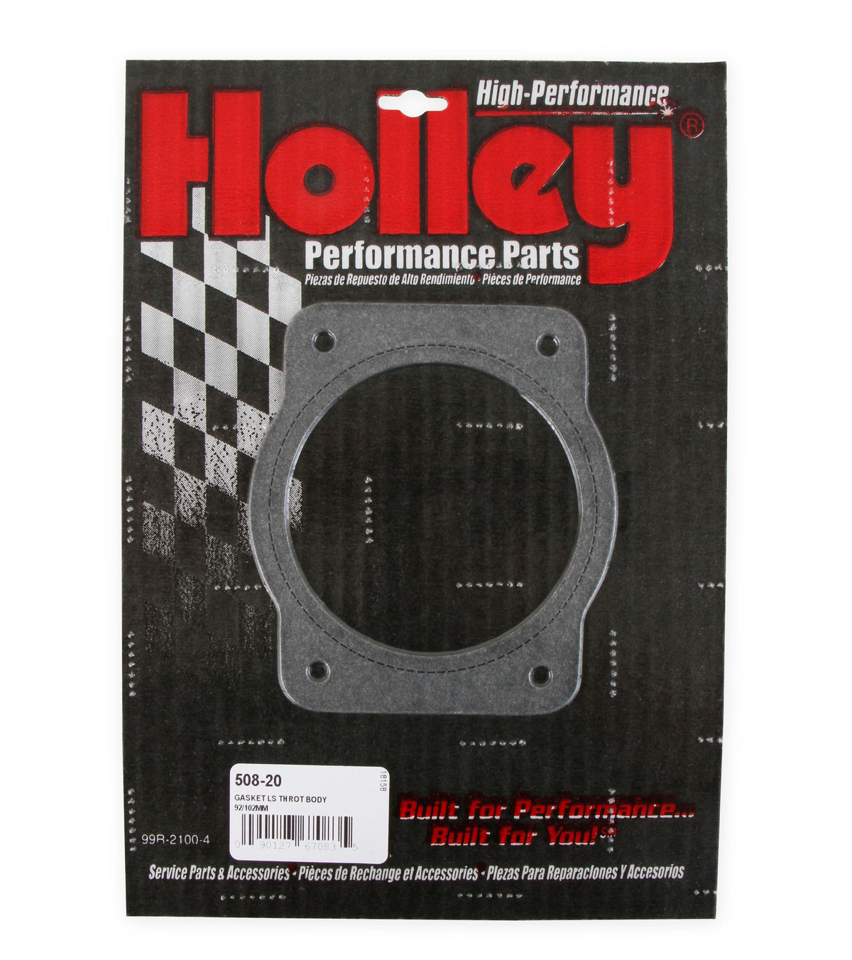 Holley 92/102mm GM LS Throttle Body Gasket.  - 508-20