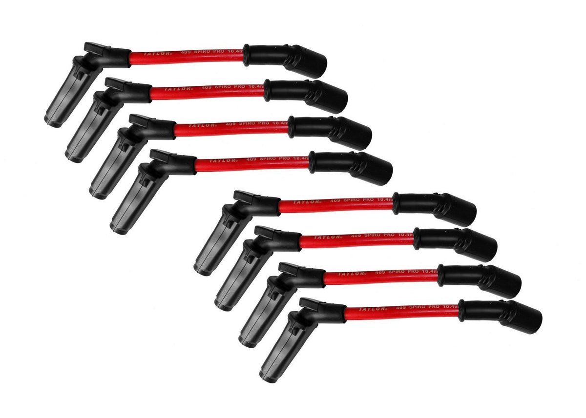 TAYLOR CABLE 409 Spiro-Pro custom red Spark Plug Wires - 79206