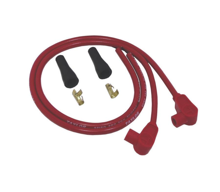 TAYLOR CABLE 8mm Spiro-Pro red MC univ 90 Spark Plug Wires - 10251