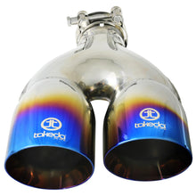 AFE Takeda 304 Stainless Steel Clamp-on Exhaust Tip Blue Flame - 49T25484-L121