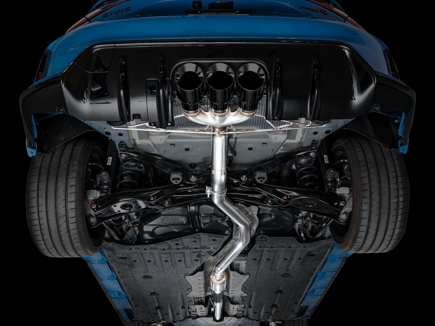 AWE Track Edition for FL5 CTR - Triple Diamond Black Tips - 3020-53287