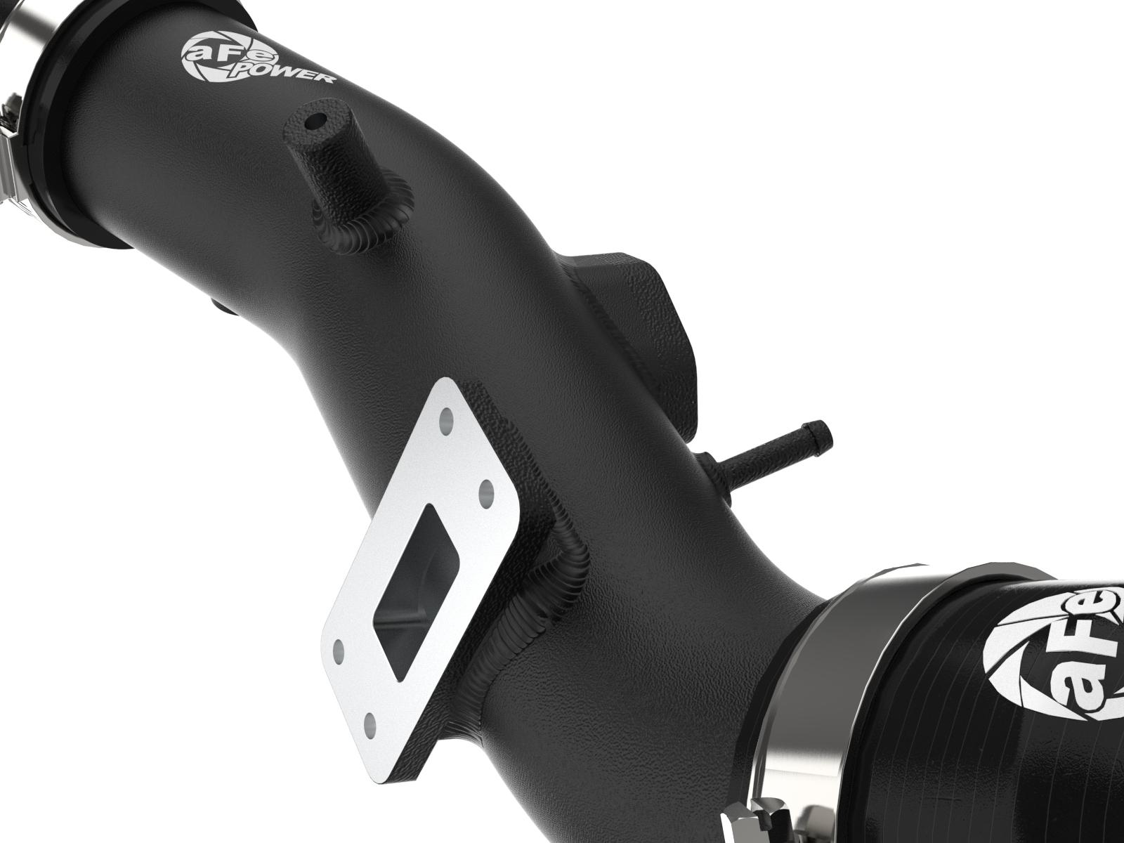 AFE BladeRunner 2-1/2 IN Aluminum Cold Charge Pipe Black Hyundai Elantra/Elantra GT/i30 17-20/Veloster 19-21 L4-1.6L (t) - 46-20639-B
