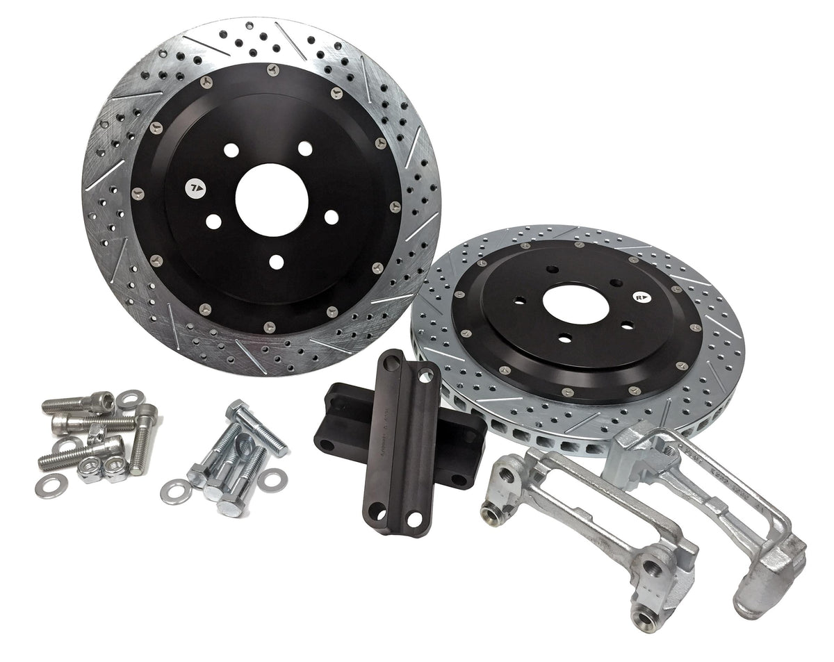 Baer C6 Eradispeed +2 2-Piece 14" Crossdrilled/Slotted (Rear-Z51)