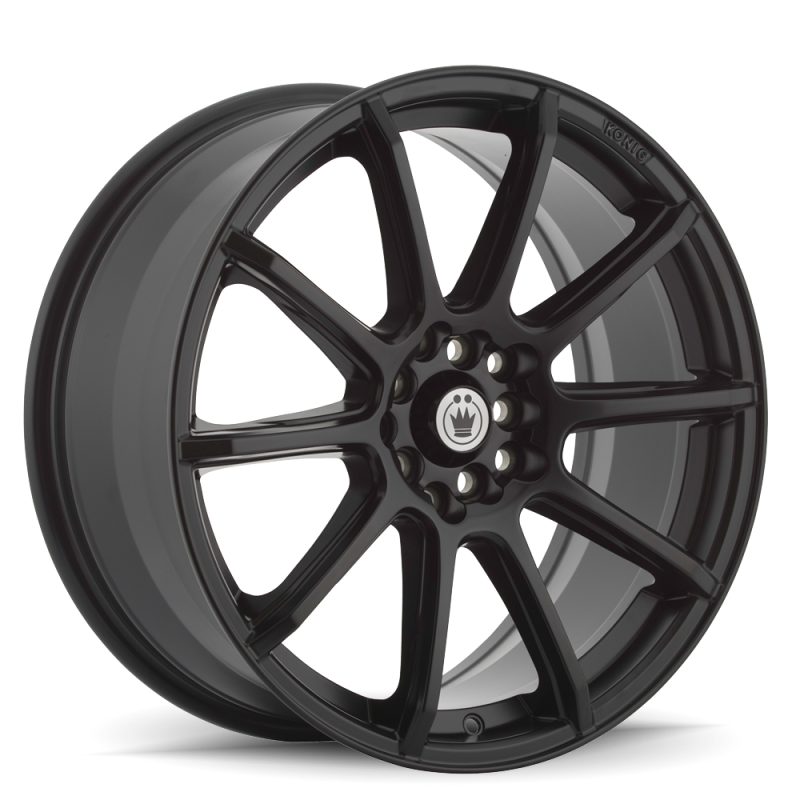 Konig Control 14X6 4X100 / 4X108 Et38 Matte Black - CL64D08405