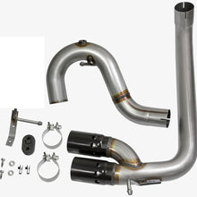 AFE Rebel Series 3 IN 409 Stainless Steel DPF-Back Exhaust System w/Black Tip (2016-2020 Colorado, Canyon) - 49-44065-B