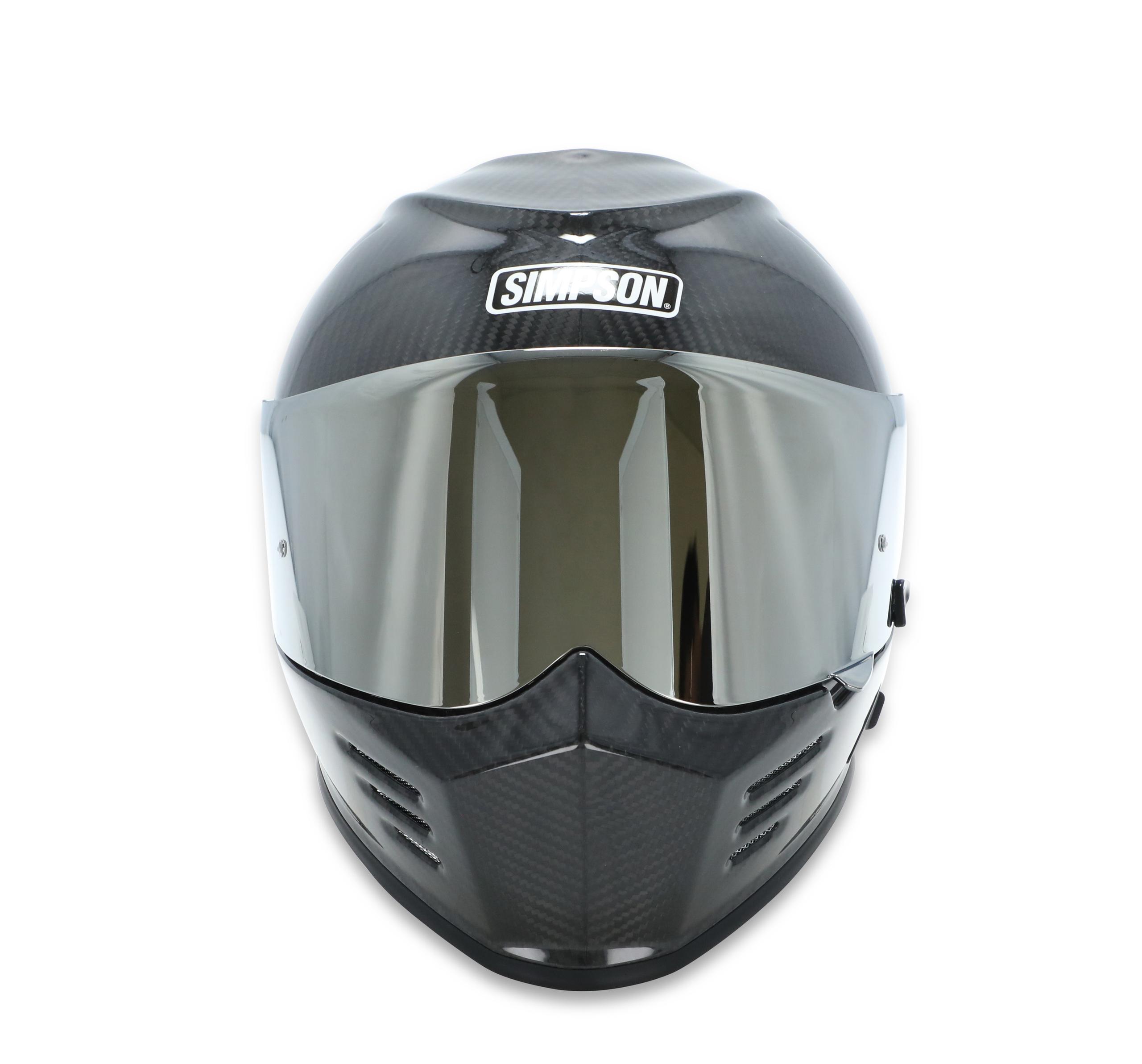 Simpson Racing Ghost Bandit Carbon Fiber Motorcycle Helmet - Medium - GBDMC