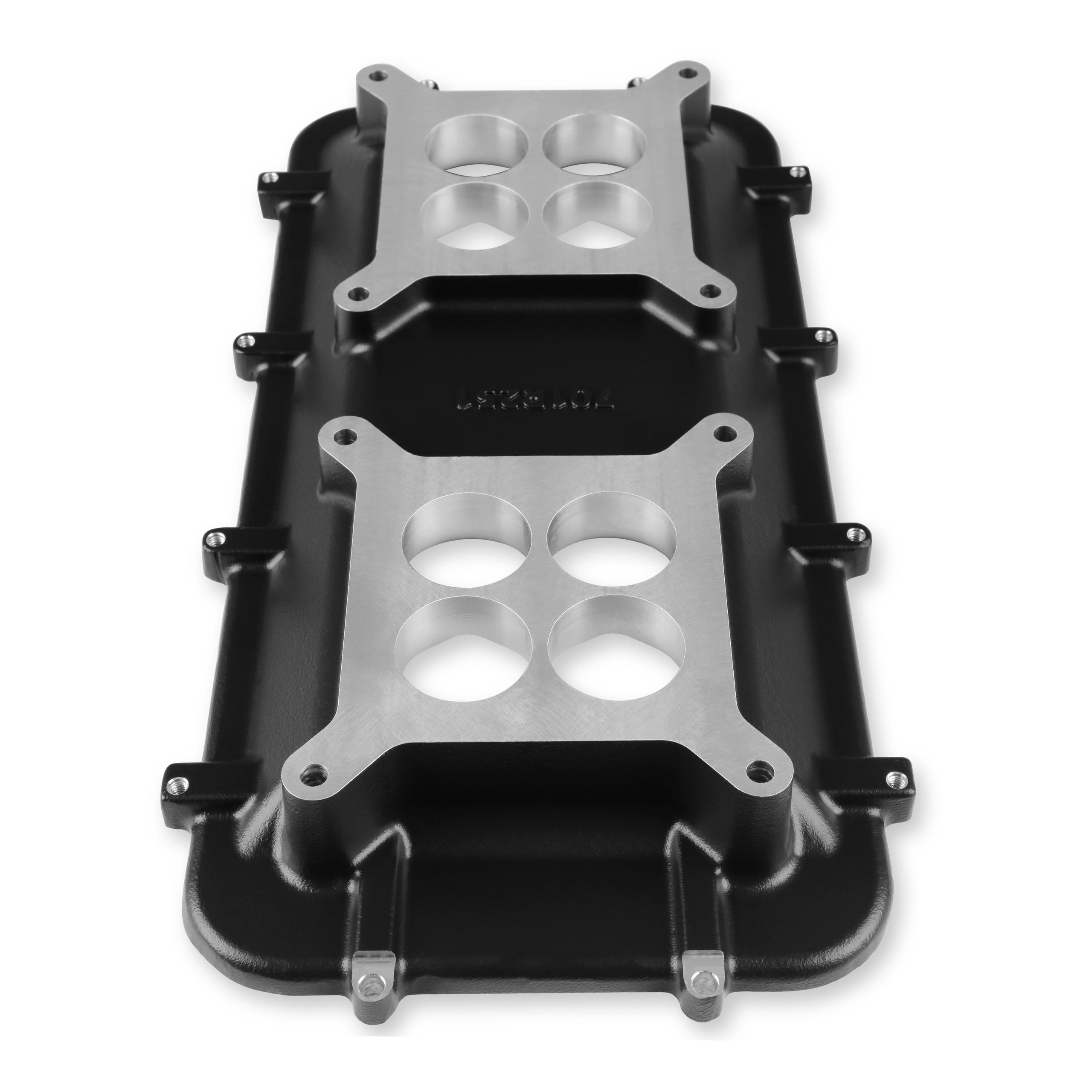 Holley Mid-Rise Plenum Base Adapter Kit - 300-267BK