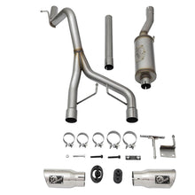 AFE Rebel Series 2-1/2in 409 Stainless Steel Cat-Back Exhaust System w/Polished Tip - 49-48056-P
