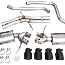 AWE Touring Edition Exhaust for '22+ Porsche Macan 2.9TT - Diamond Black Tips - 3015-43952